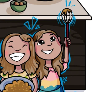 Claire and Emma, the twins